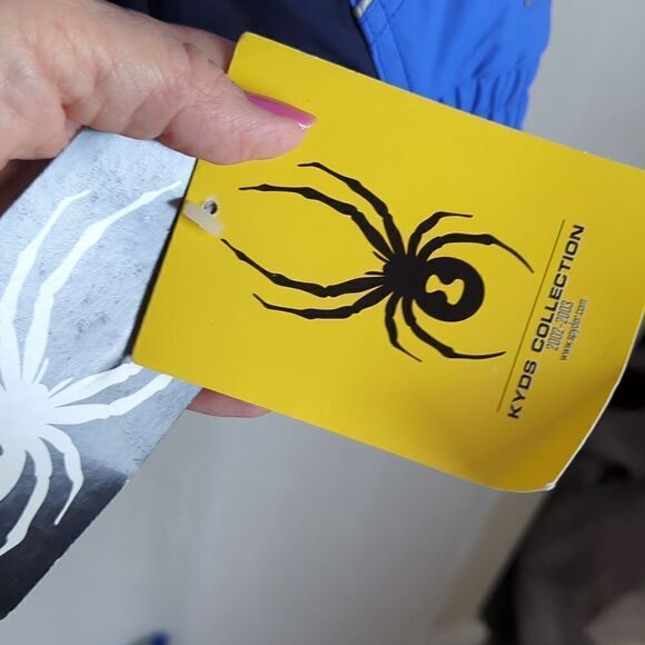 Spyder Lightning Ski Jacket Blue Size 18 Outdoor Winter - Picture 14 of 14